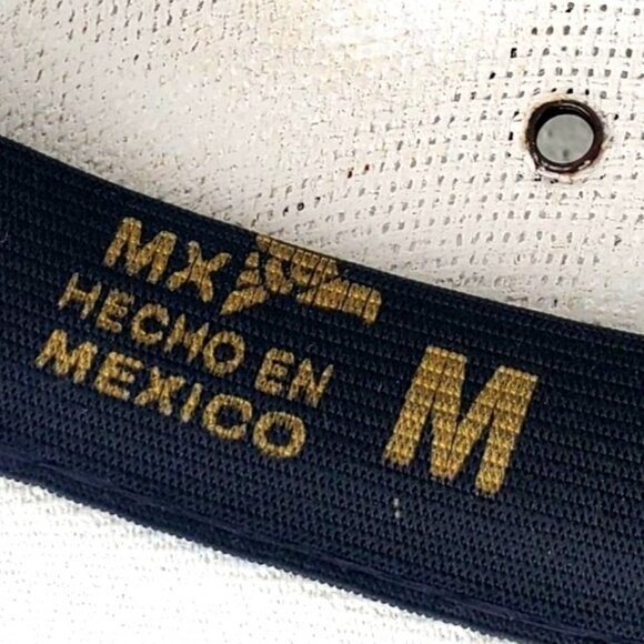 Hand Painted Snake White Fedora Straw Hat Made in Mexico Size Medium - Picture 7 of 13